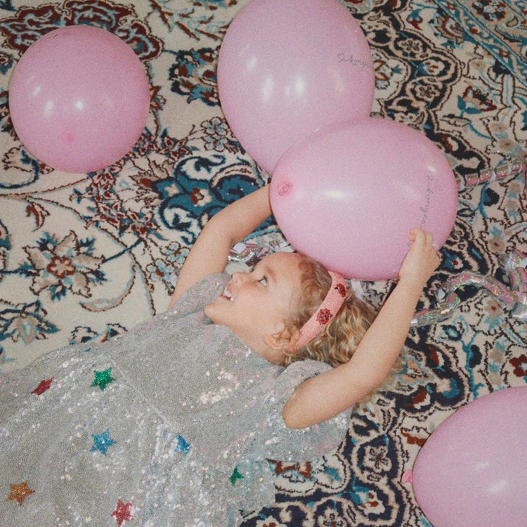 Robe disco étoiles multico : déguisement anniversaire enfant