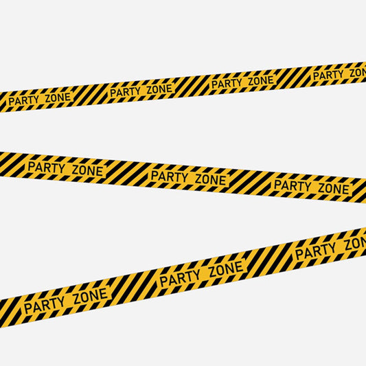 Ruban de chantier décoratif : decoration anniversaire chantier