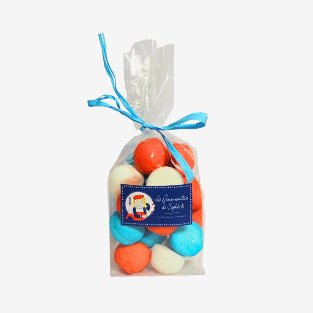 1 sachet de guimauves tricolores bonbon anniversaire foot PSG