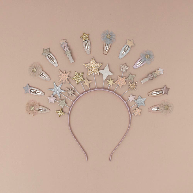 serre-tête étoiles dorées à offrir en cadeau
