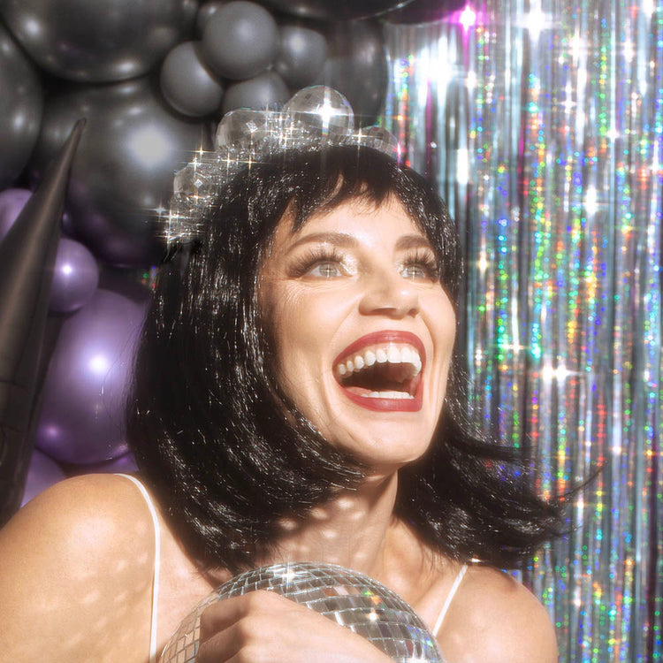 serre-tête boule à facette pour fêter nouvel an