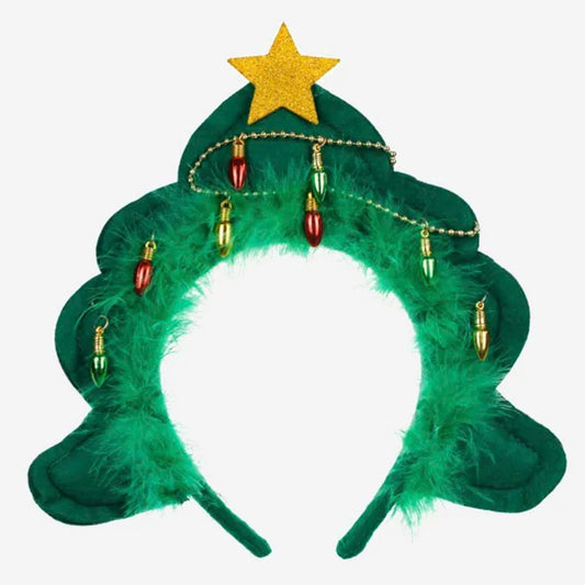 serre-tête sapin à offrir pour un petit cadeau de noël