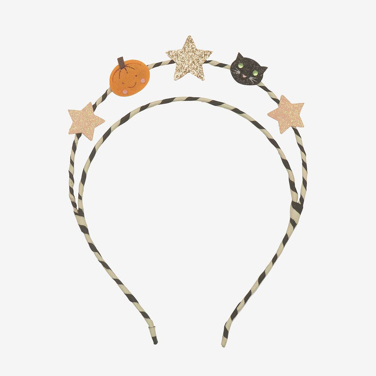 Serre-tĂȘte citrouille : accessoire dĂ©guisement enfant Halloween