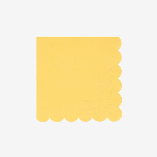 Ajoutez du peps à votre fête de Pâques avec ces serviettes jaune citron