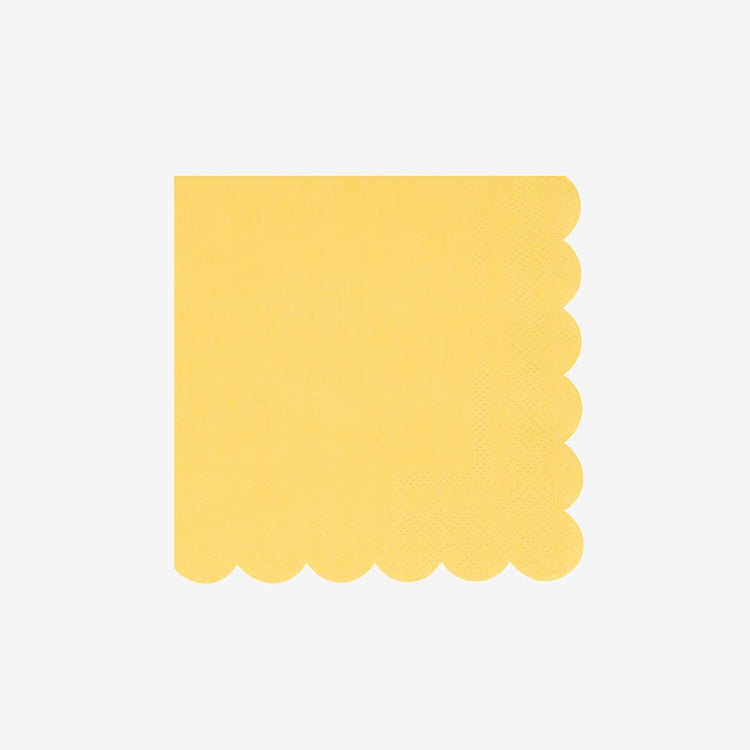Ajoutez du peps Ă votre fĂȘte de PĂąques avec ces serviettes jaune citron