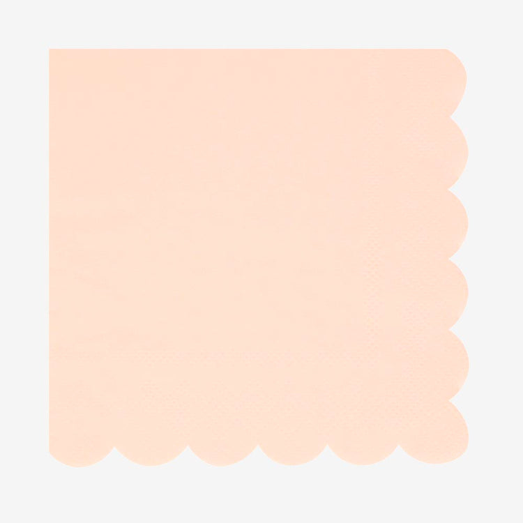 Ajoutez une touche de pastel Ă votre fĂȘte avec ces serviettes rose pĂȘche