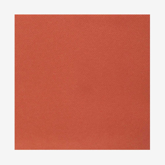 20 serviettes en carton terracotta : deco de table mariage boheme