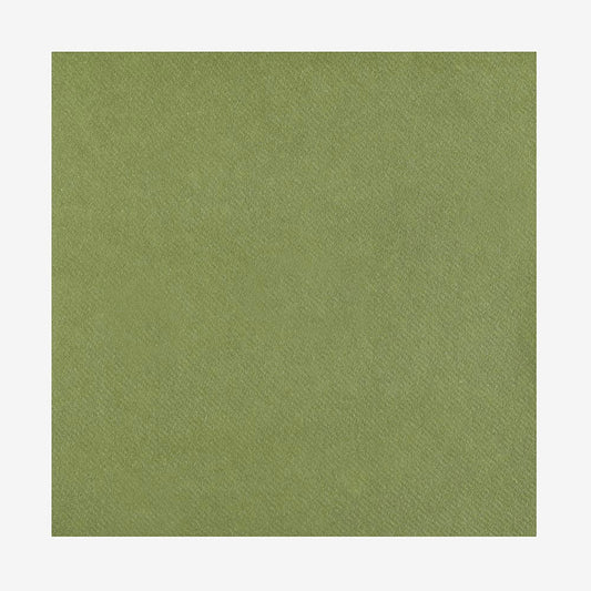 20 serviettes en carton sauge : deco de table mariage champetre