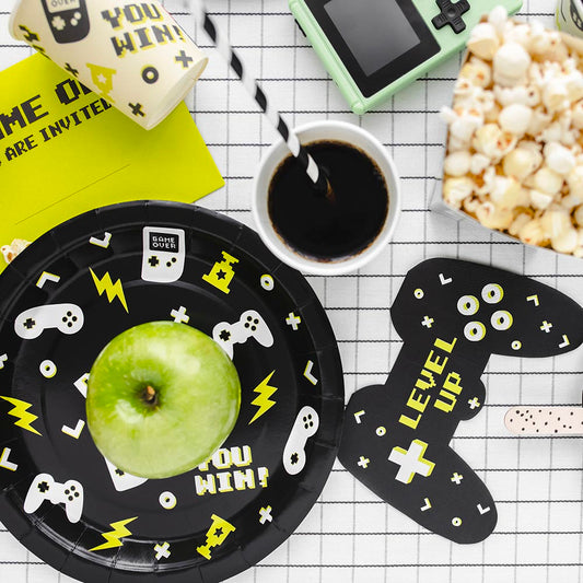 12 serviettes en papier manette : deco anniversaire enfant