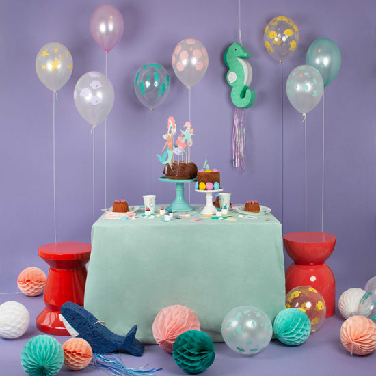 Anniversaire sirene : tout le nécessaire pour une table d'anniversaire réussie