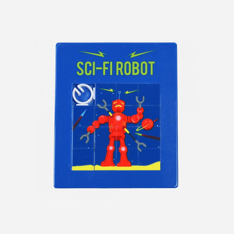 Puzzle coulissant robot : idee cadeau anniversaire enfant