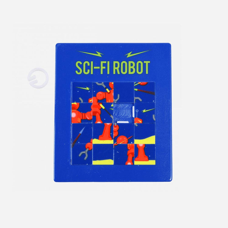 Puzzle coulissant robot : idee cadeau anniversaire ludique
