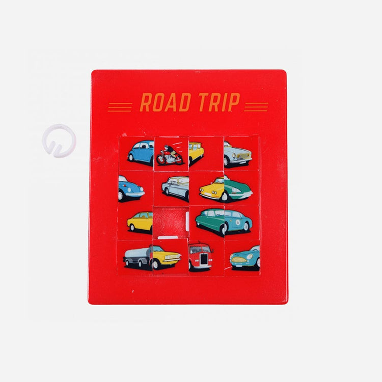 Puzzle coulissant véhicules : animation anniversaire garcon