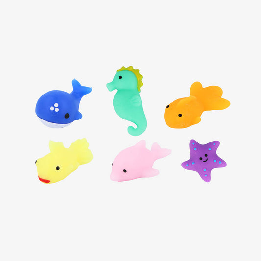 Squishy animaux marins pour pochette ou jeu sensoriel