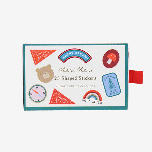 Stickers camping, un petit cadeau d'anniversaire original