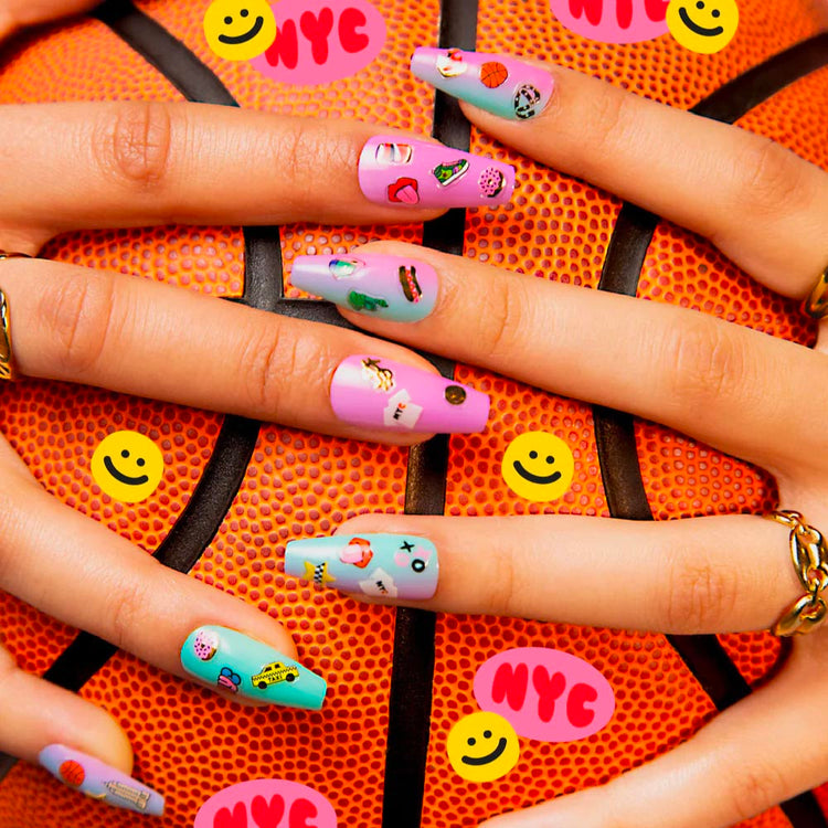 Autocollants ongles New York pour fête urbaine et tendance