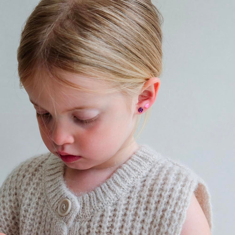 Stickers boucles d'oreilles multicolores : petit cadeau pour enfant