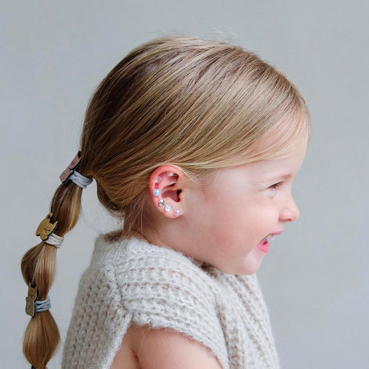 Stickers boucles d'oreilles perles et pierres : idée cadeau pochette surprise anniversaire enfant