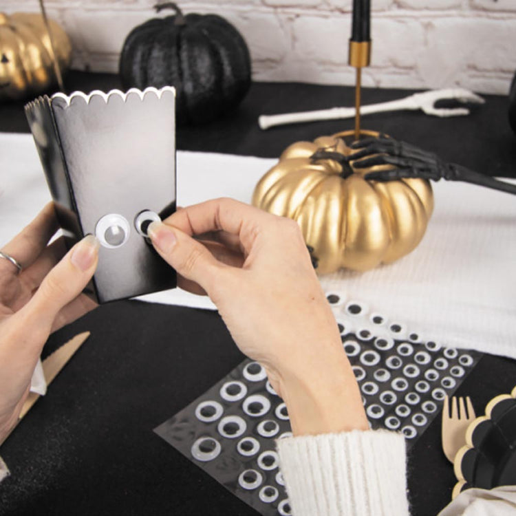 88 autocollants yeux mobiles pour loisirs créatifs enfant