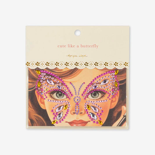 Bijoux visage papillon : idée déguisement papillon
