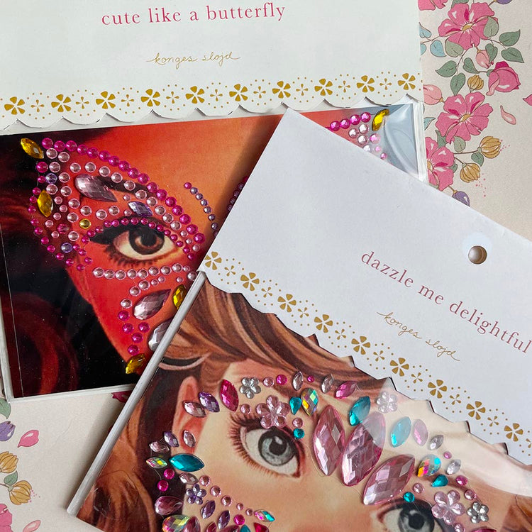 Bijoux visage papillon : accessoire anniversaire fée