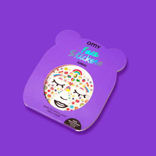 Gomettes visages Kawaii : idée cadeau anniversaire enfant