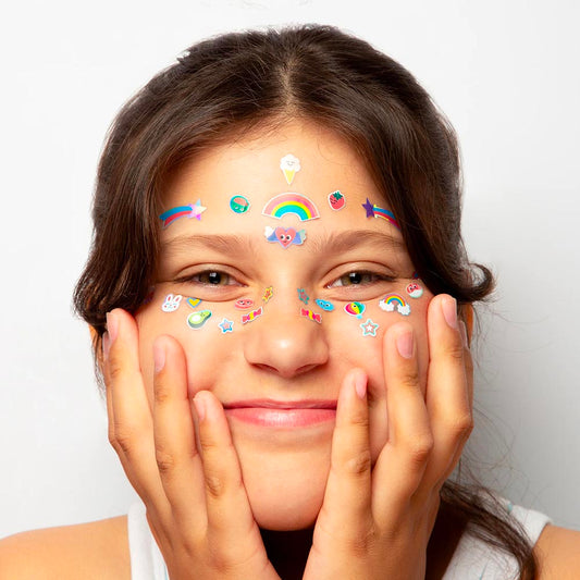 Gomettes visages Kawaii : cadeau anniversaire enfant