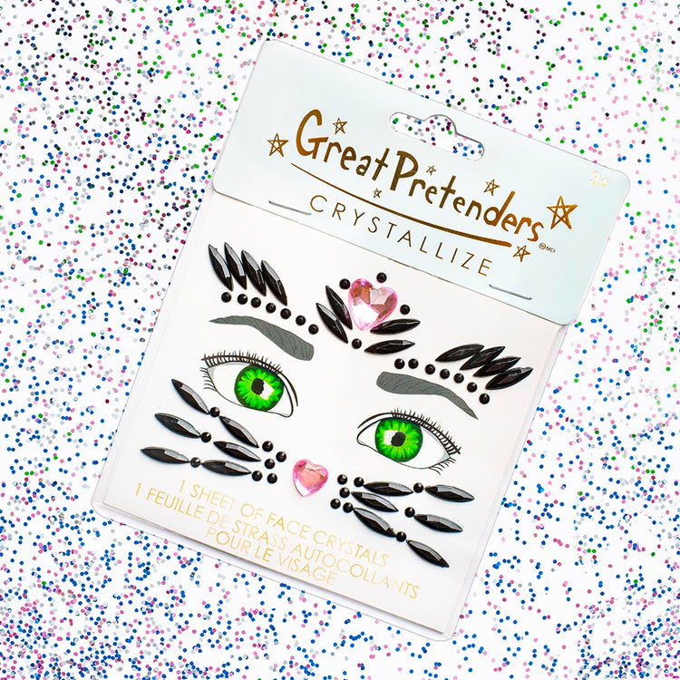 Strass autocollants pour le visage chat - activité anniversaire