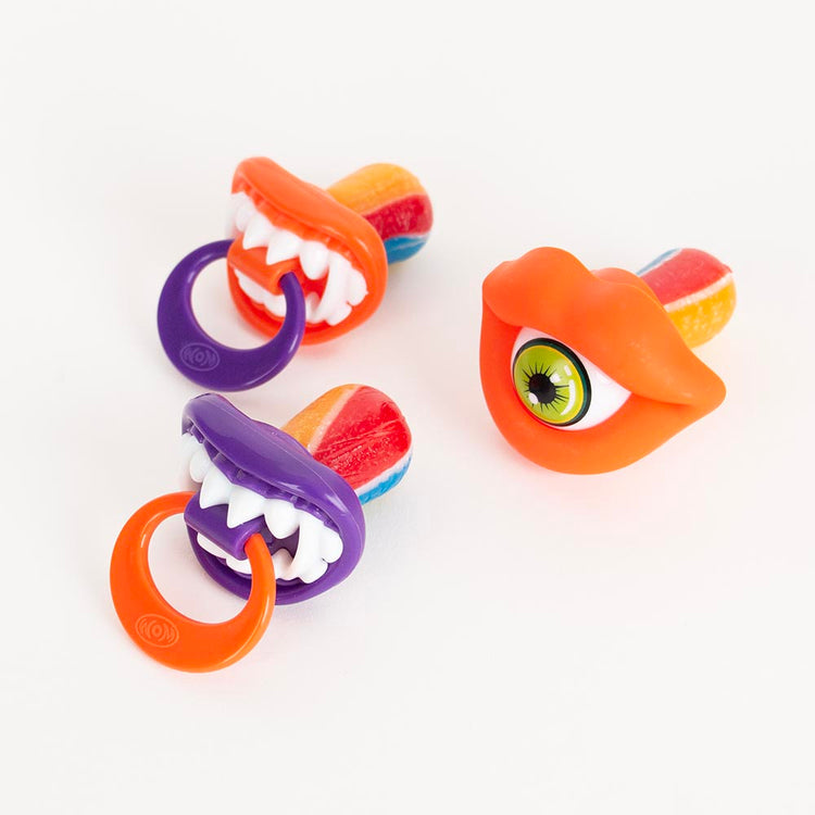 Bonbons d'Halloween : sucette en forme de bouche