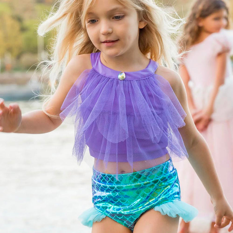 Maillot de bain sirene pour enfant : accessoire plage original