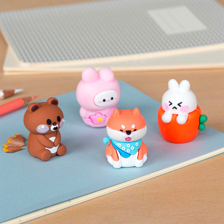 Taille crayon lapin mignon blanc : idée pochette surprise anniversaire ferme