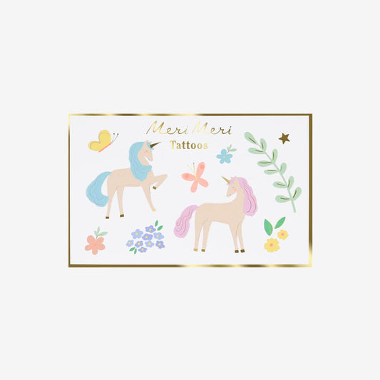 Tatouages licornes, pour un look magique et féérique
