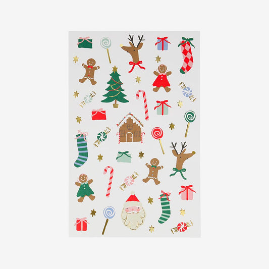 2 planches de tatouage de Noël : animation noel pour enfants