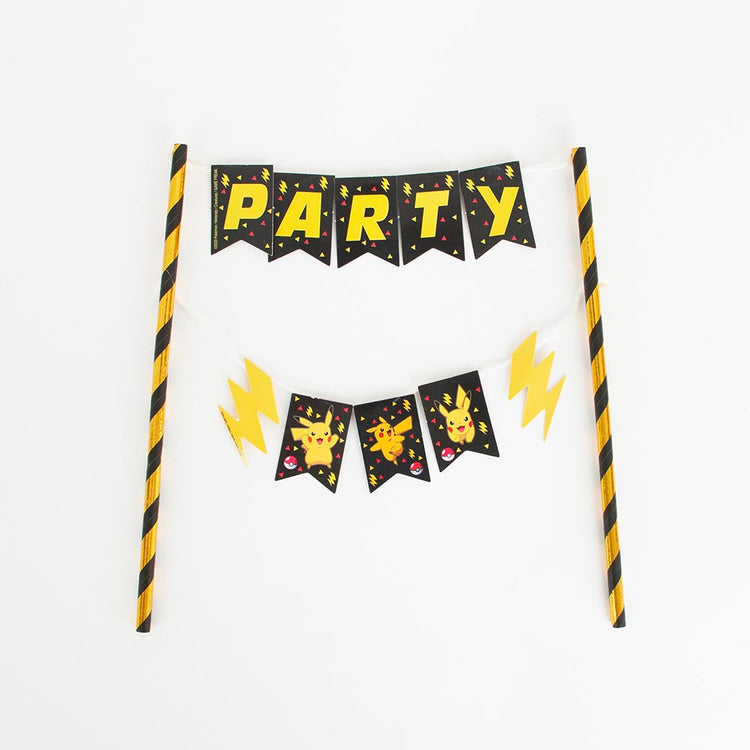 1 topper Pokemon : decoration gateau anniversaire enfant