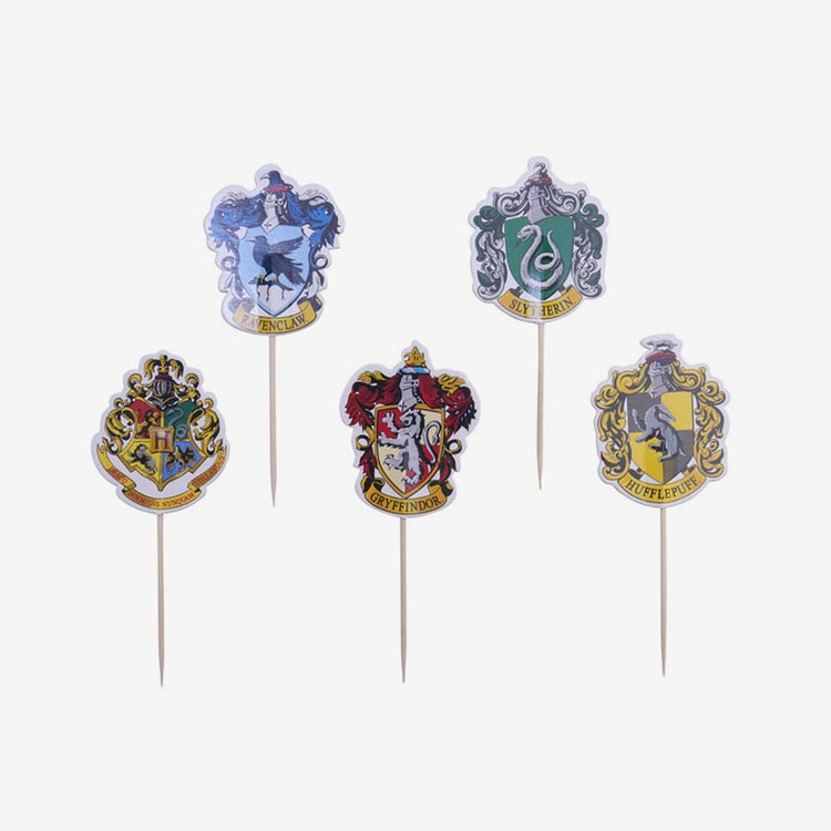 Cake toppers Harry Potter pour cupcake et déco Harry Potter