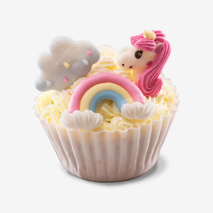 8 Décorations en sucre licorne pour gateau anniversaire fille