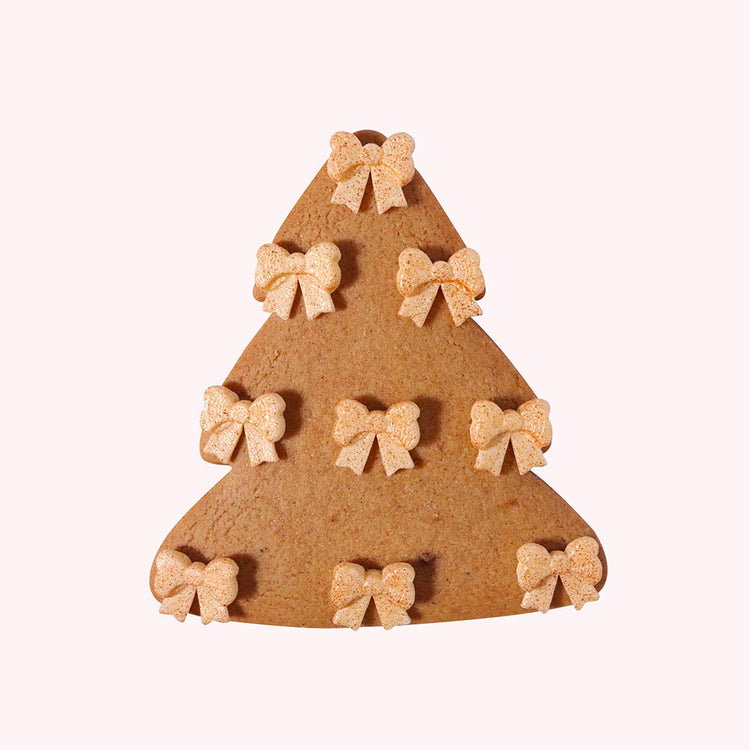 24 déco en sucre noeuds dorés parfait pour décorer sa bûche