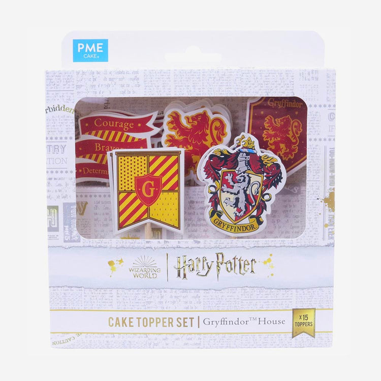 15 toppers Gryffondor : decor gateau anniversaire harry potter