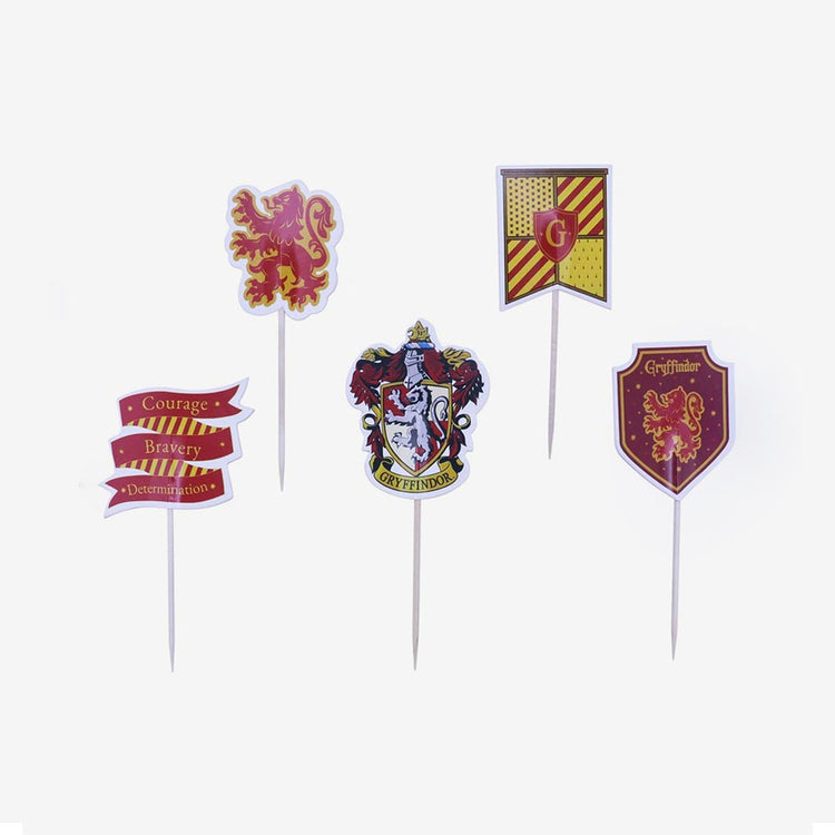 15 toppers Gryffondor : deco gateau anniversaire sorcier
