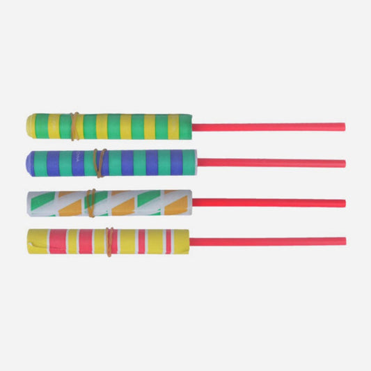 1 tube de papier téléscopique pour offrir dans une pochette surprise