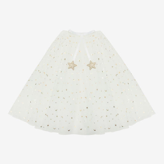 Tutu long blanc à paillettes parfait pour accessoire de fête