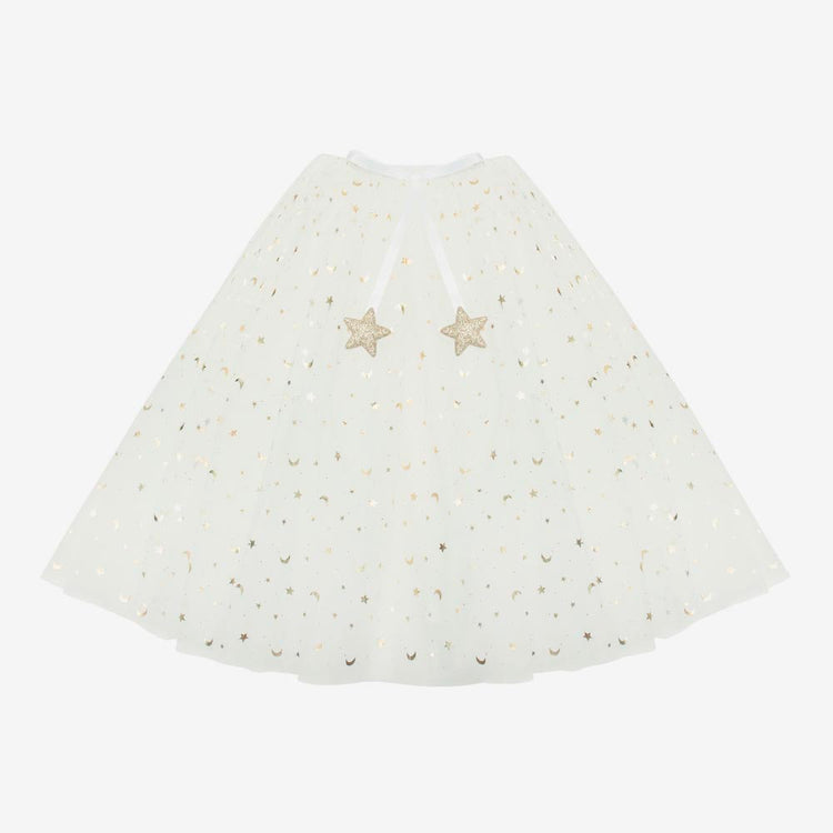 Tutu long blanc Ă paillettes parfait pour accessoire de fĂȘte