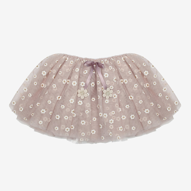 Tutu Mimi et Lula en tulle avec marguerites - Accessoire pour fille
