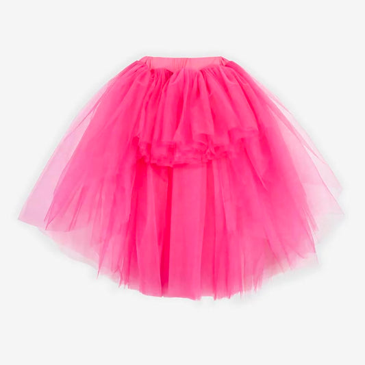 Tutu rock fuschia pour fille pour déguisement carnaval