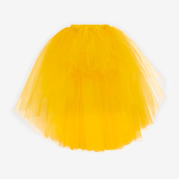 Tutu rock jaune pour enfant - Accessoire deguisement fille carnaval