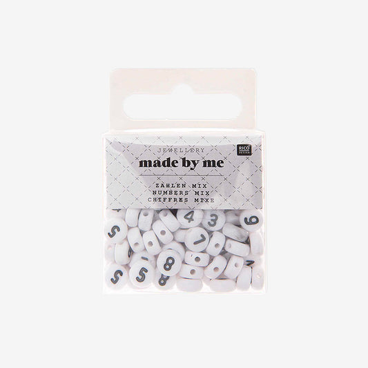 Atelier anniversaire fille : bracelets personnalisés perles chiffre