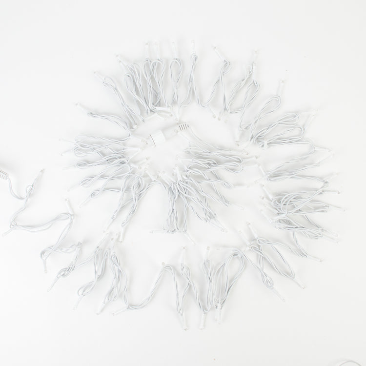 Guirlande Led lumineuse lumière blanche pour mariage ou fête guinguette