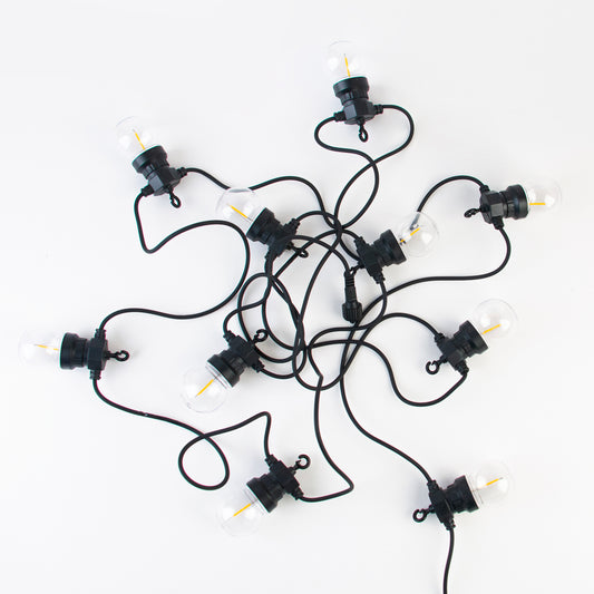 Guirlande Led lumineuse retro pour déco de mariage ou d'anniversaire extérieur