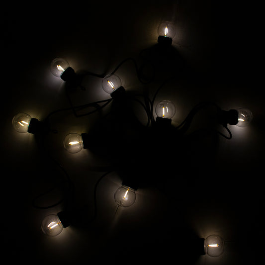 Comment éclaire la Guirlande Led lumineuse retro pour déco de mariage ?