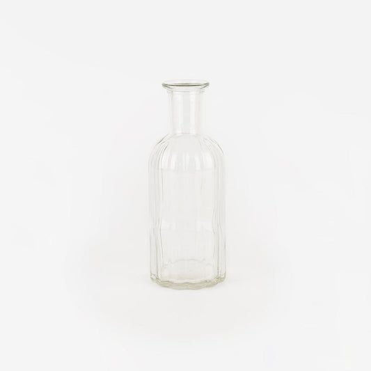 Un vase retro pour décoration de table de mariage champêtre chic